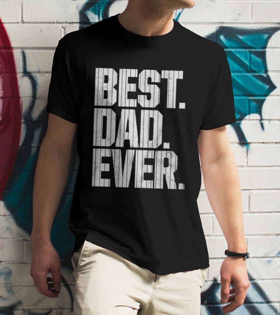 Best Dad Ever New York Yankees Baseball Game T-Shirt