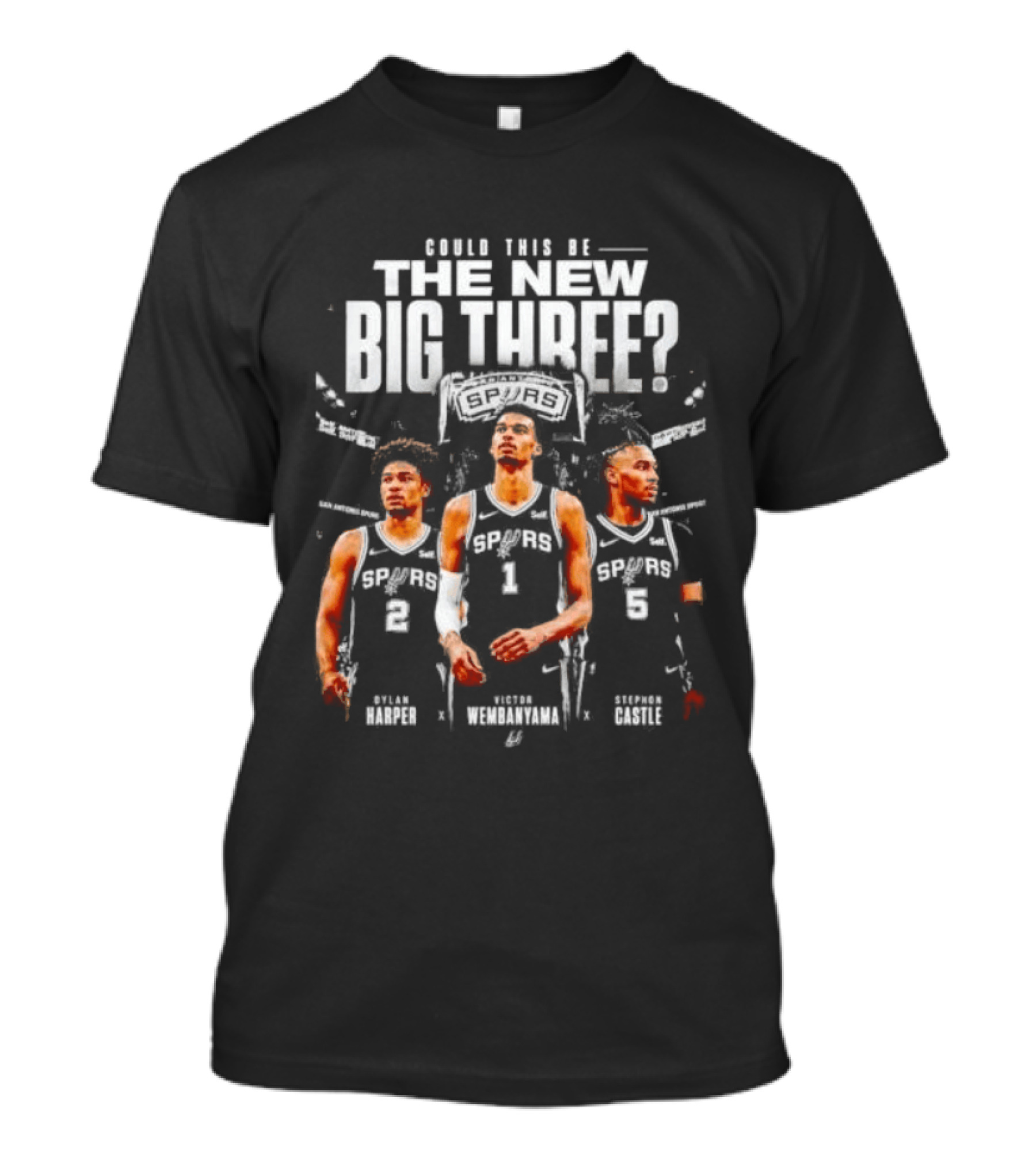 Could This Be The New Big Three San Antonio Spurs Basketball Legends T-Shirt
