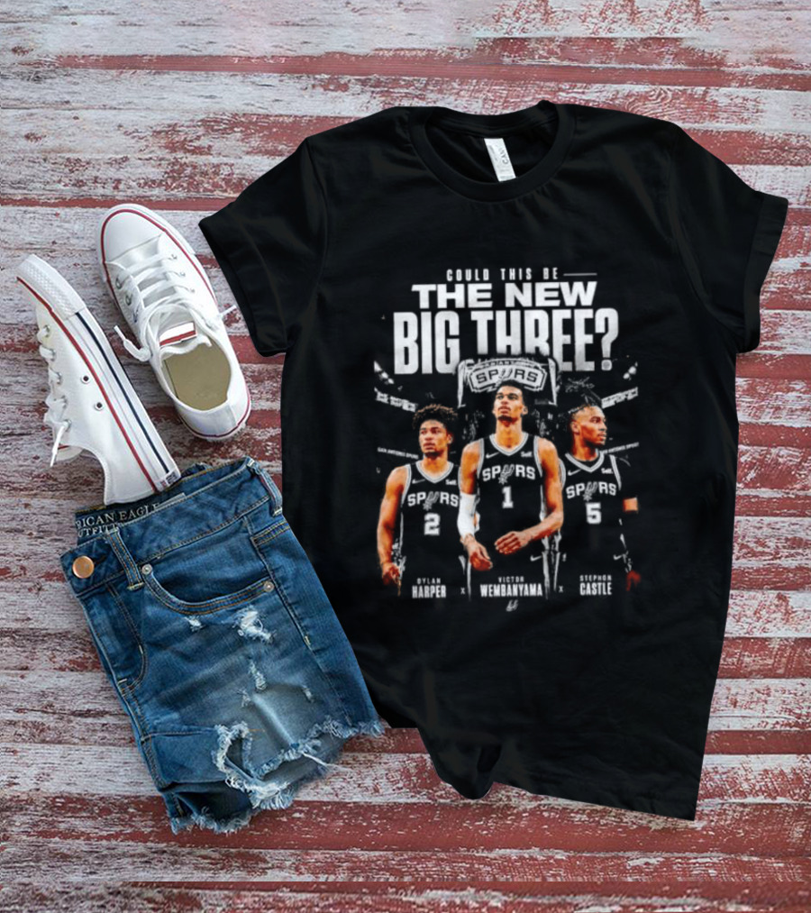 Could This Be The New Big Three San Antonio Spurs Basketball Legends T-Shirt