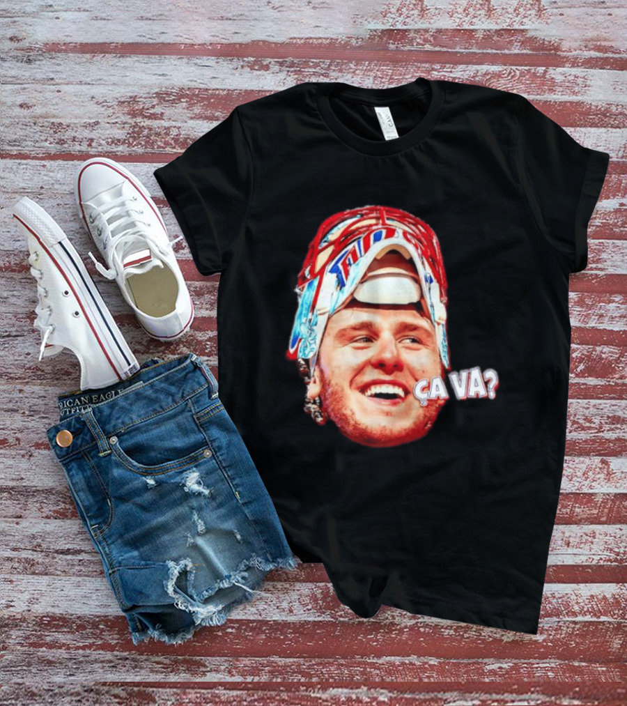 Dobeš Ça Va Big Face New Jersey Devils Hockey Fans Iconic Expression T-Shirt