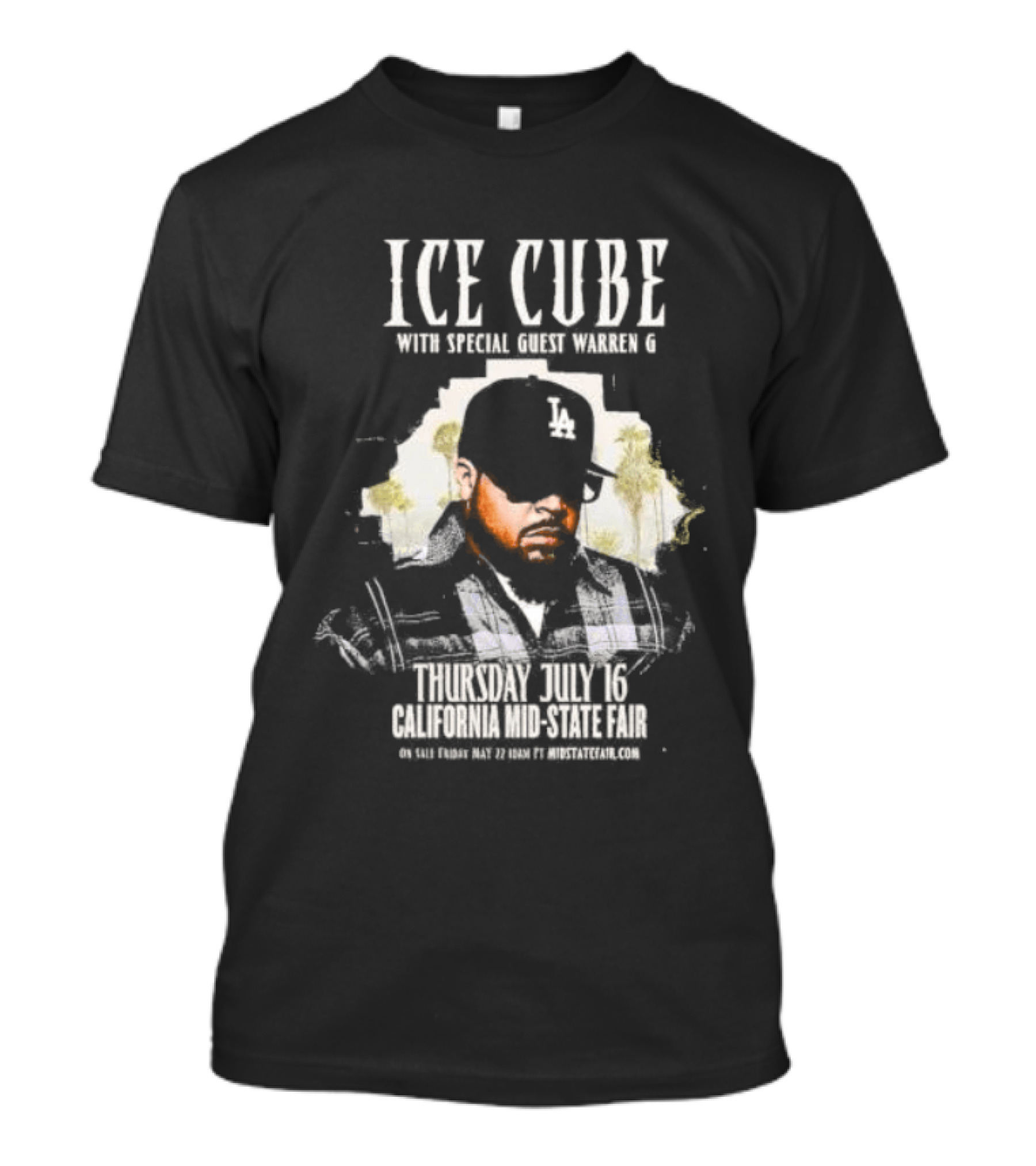 Ice Cube With Special Guest Warren G Thursday July 7 Thunder Valley Casino Resort T-Shirt