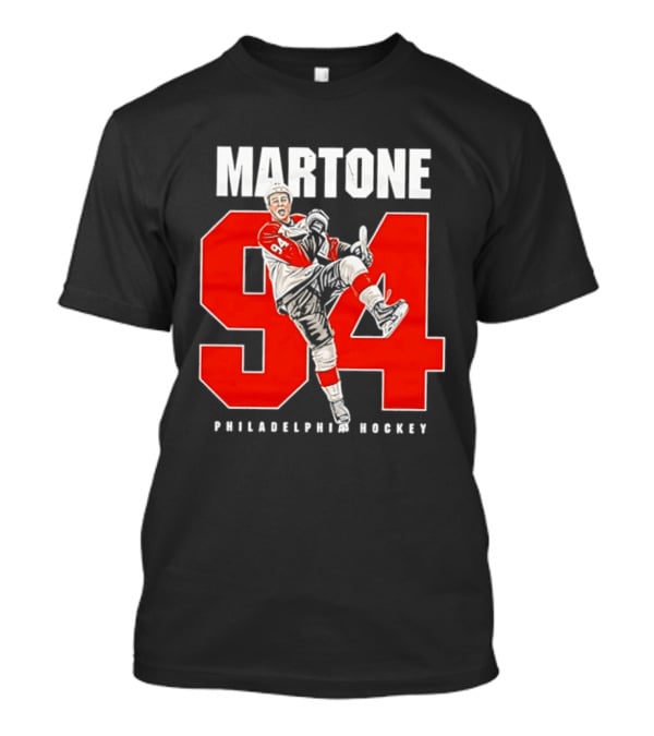 Martone 94 Philadelphia Hockey Player Celebration T-Shirt