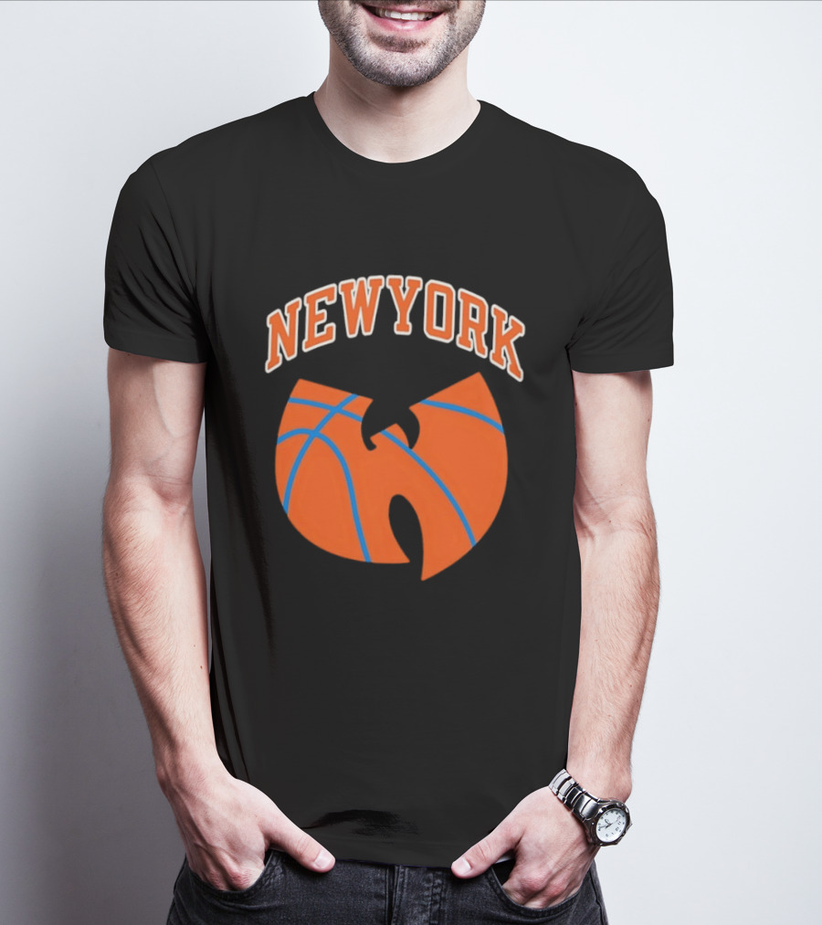 New York Basketball Wu Tang Clan Iconic Sports Fusion T-Shirt