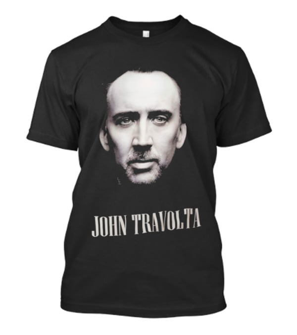 Nicolas Cage John Travolta Face Swap 90s Movie Fans T-Shirt