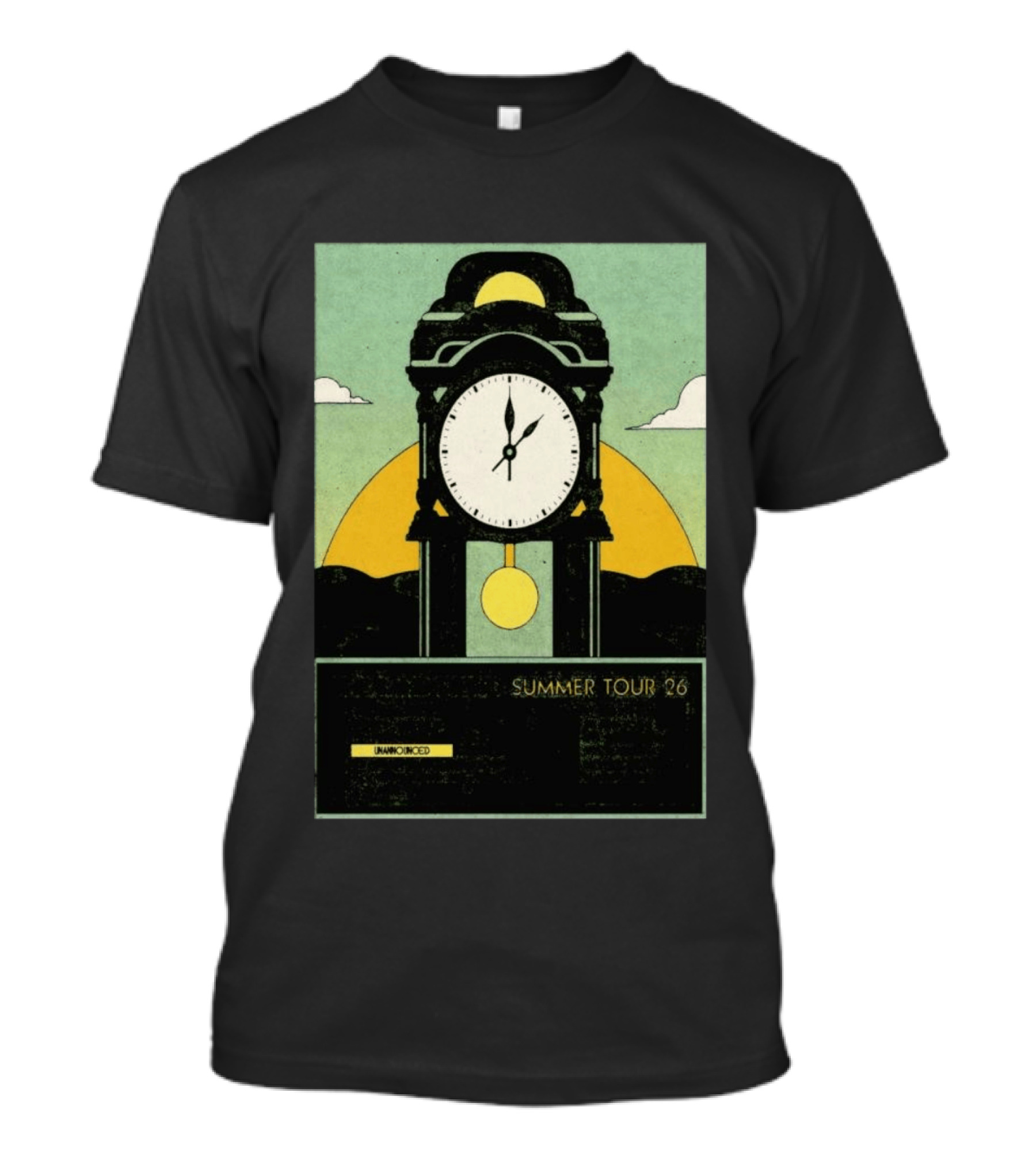 Unannounced The Band Memo Summer Tour 2026 And Sun T-Shirt