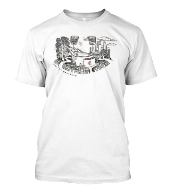 Carlton Football Club 2026 Respects Beige Two Sided Stadium T-Shirt
