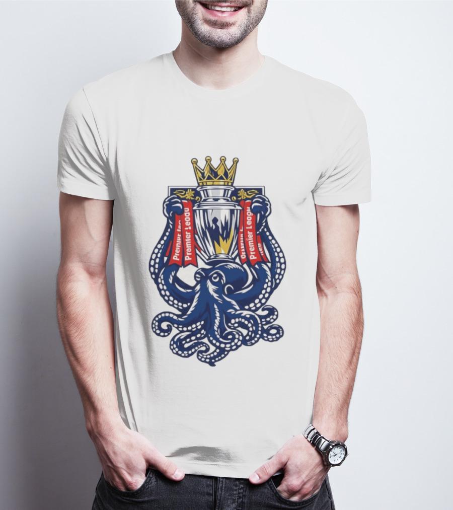 Octopus Holding Premier League Trophy Arsenal 2026 T-Shirt