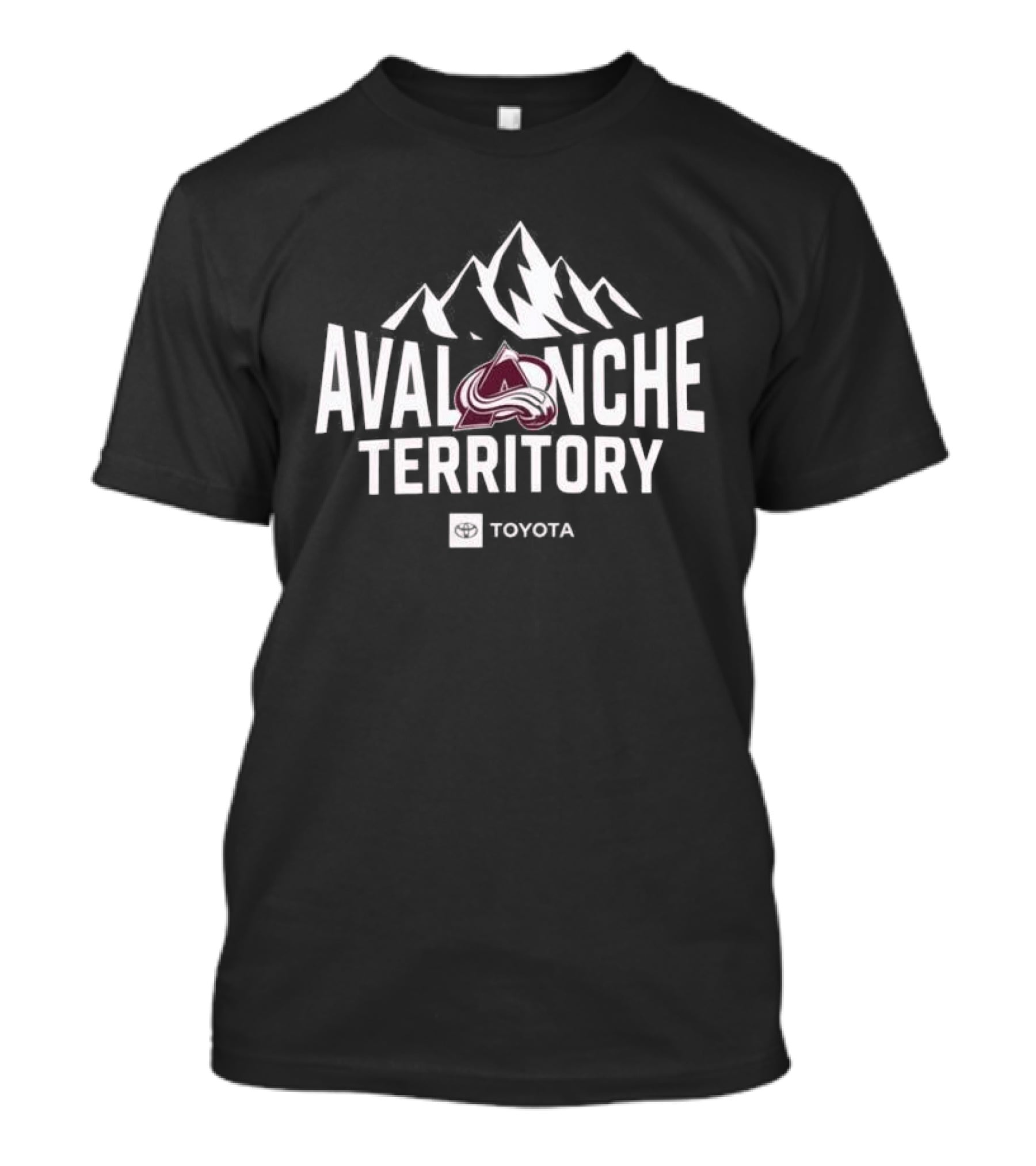 Avalanche Territory Toyota Colorado Hockey Mountains T-Shirt