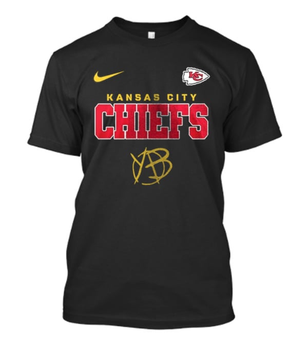 Kansas City Chiefs Yungblud Nike KC Football Collab T-Shirt