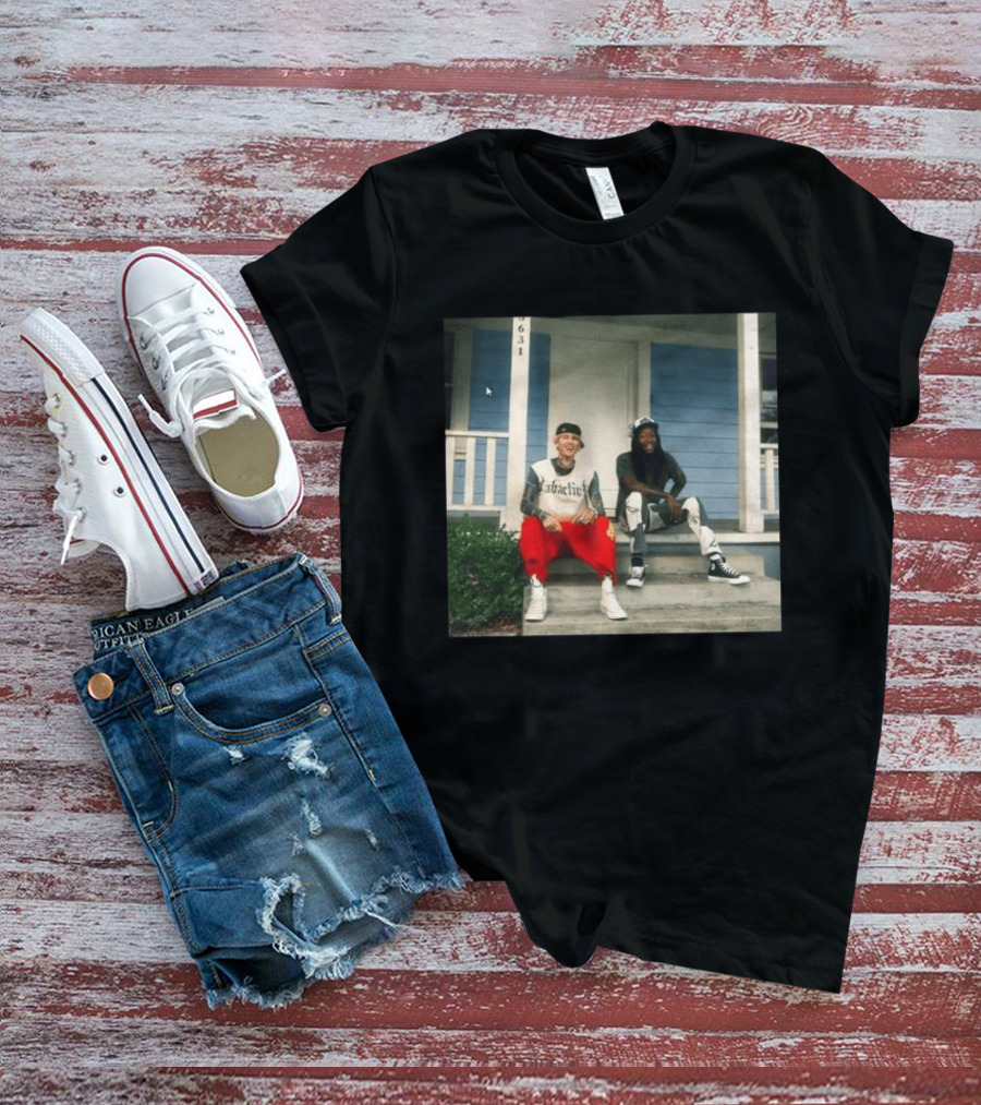Machine Gun Kelly MGK X Wiz Khalifa Blog Era Boyz Mixtape Cover 3631 T-Shirt