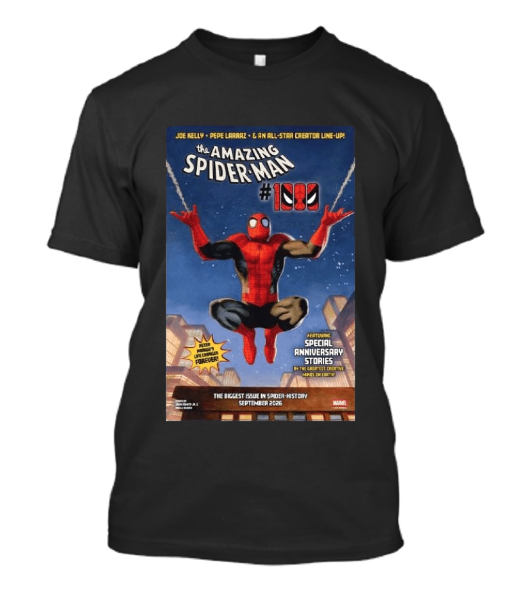 The Amazing Spider Man 1000 Special Anniversary Stories Greatest Creative Hands On Earth Marvel 2025 T-Shirt