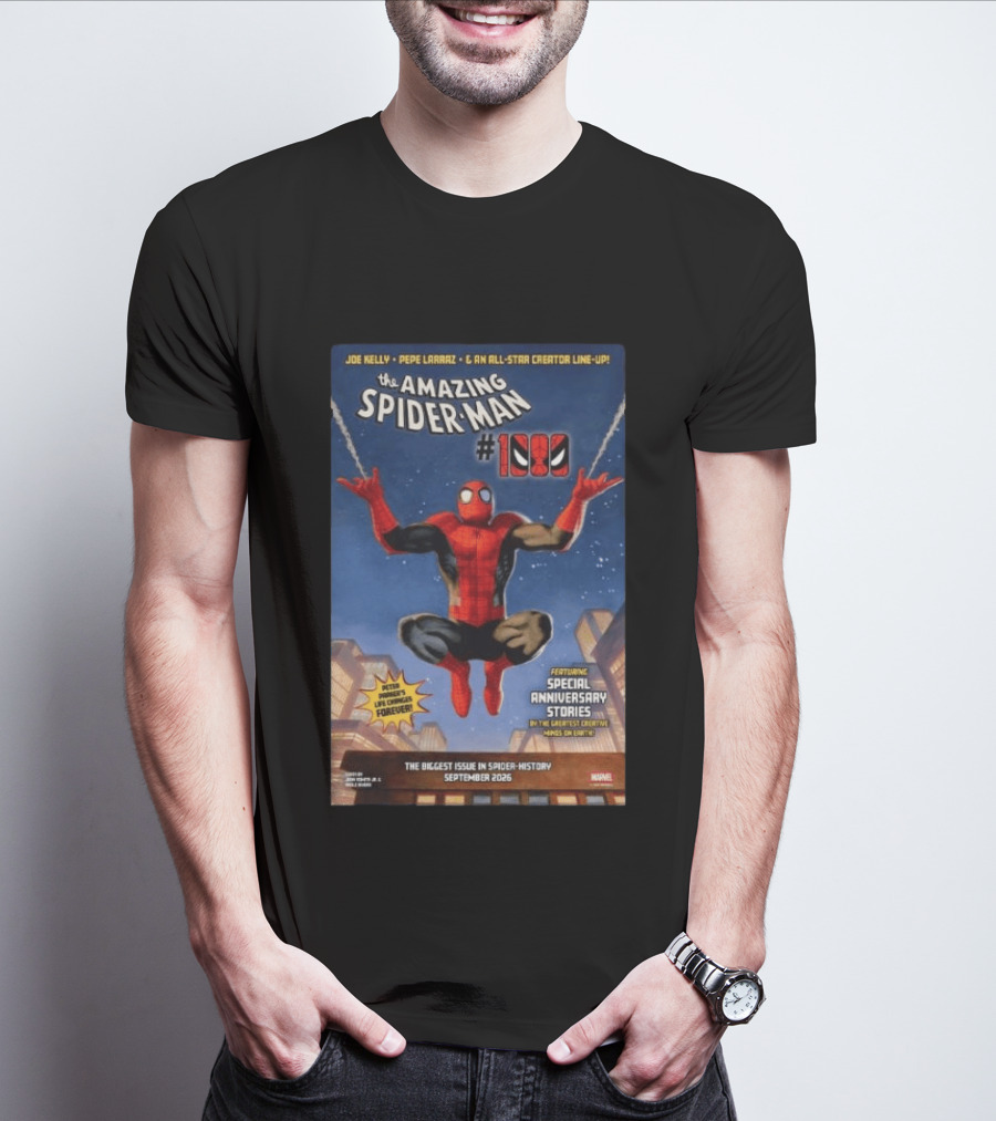 The Amazing Spider Man 1000 Special Anniversary Stories Greatest Creative Hands On Earth Marvel 2025 T-Shirt