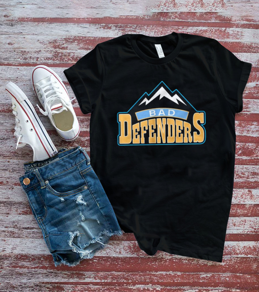 Bad Defenders Basketball Mountains T-Shirt