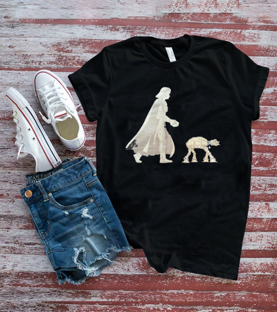 Star Wars Darth Vader Walking AT AT Walker T-Shirt