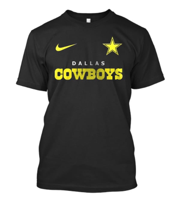 Dallas Cowboys Nike Batman Star Yellow T-Shirt