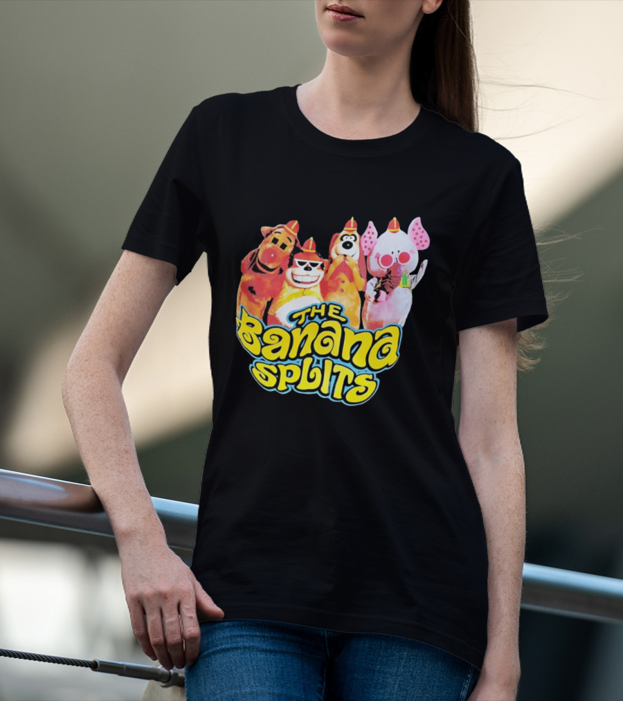 The Banana Splits Characters Hanna Barbera Retro Animation Series T-Shirt