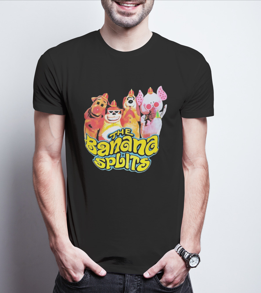 The Banana Splits Characters Hanna Barbera Retro Animation Series T-Shirt