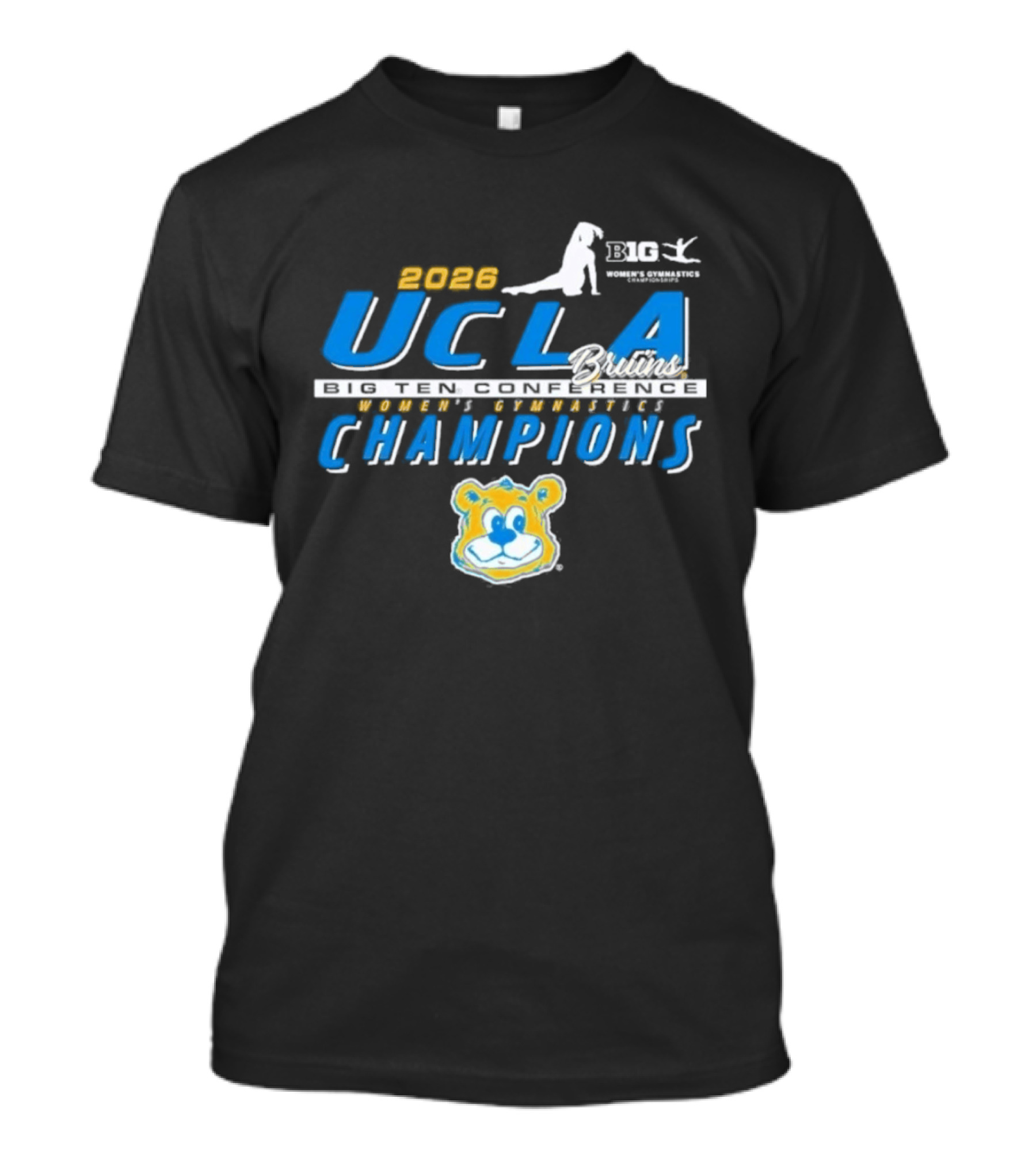2023 UCLA Bruins Gymnastics Women's Big Ten Champions T-Shirt