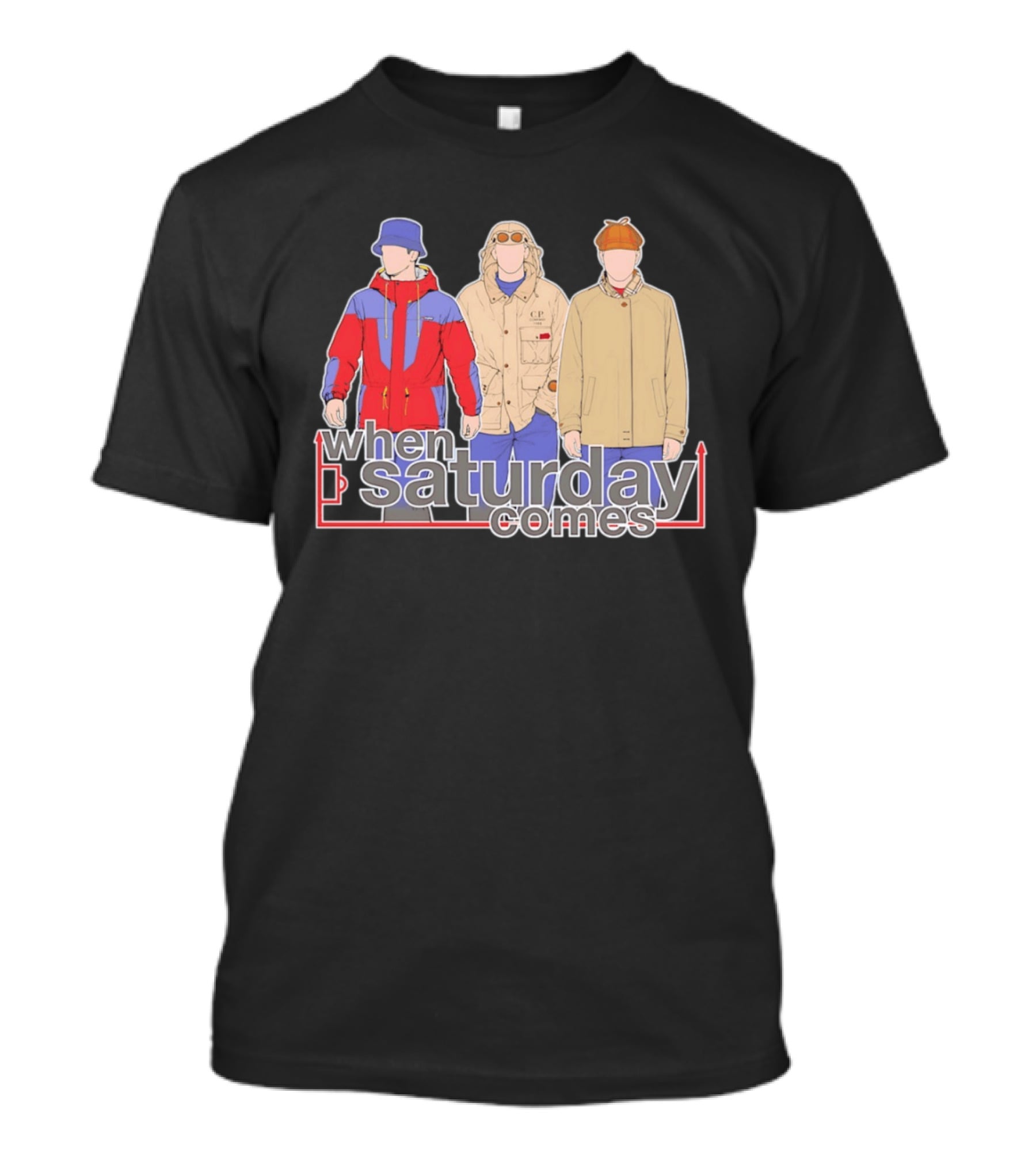When Saturday Comes Terrace Casual CP T-Shirt