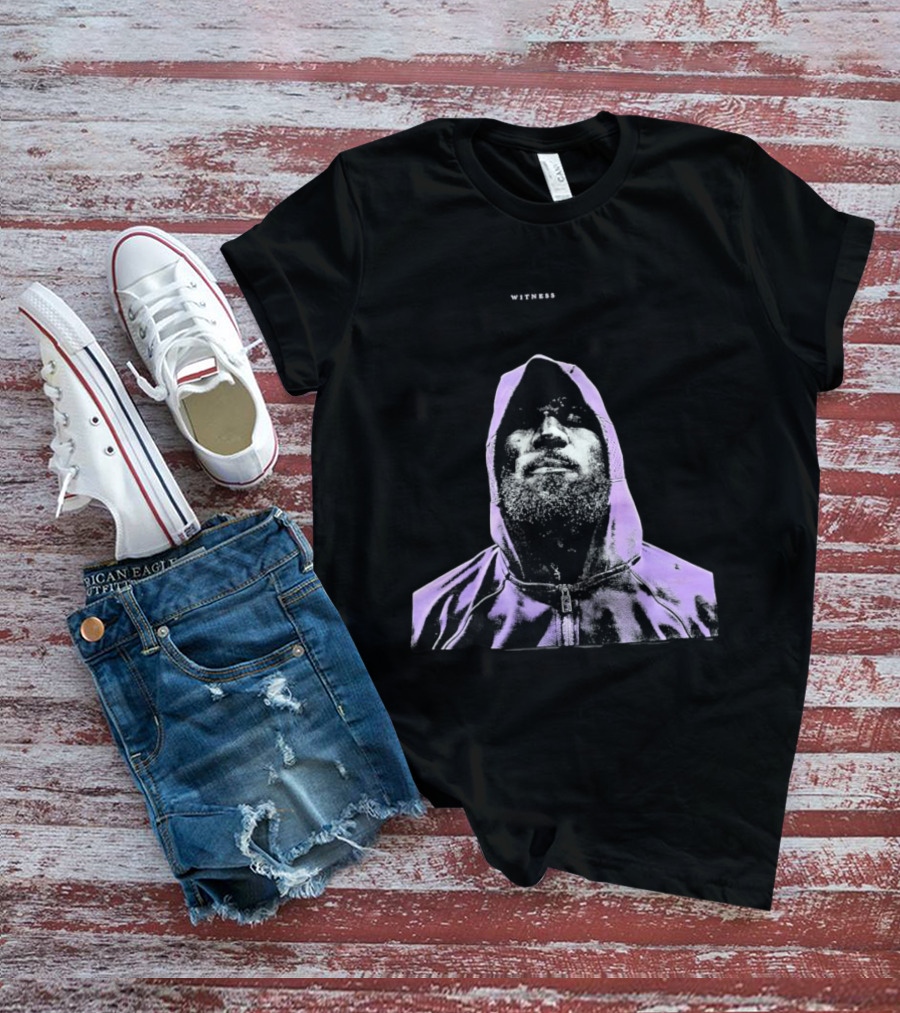 Witness LeBron James Style Purple T-Shirt