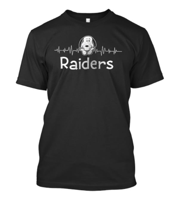 Las Vegas Raiders Peanuts Snoopy Nurse Love T-Shirt