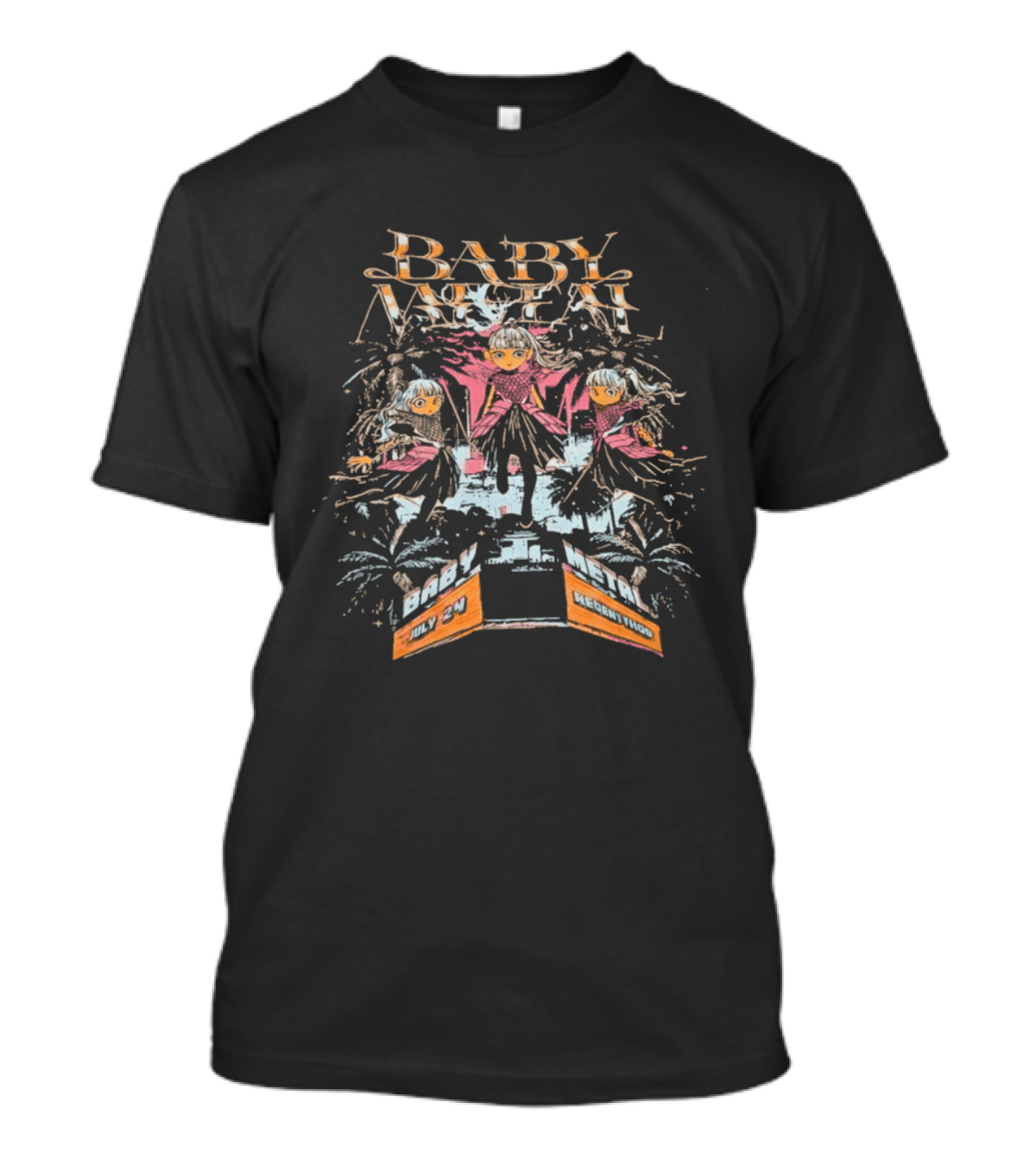 BABYMETAL Countdown Unique Trio T-Shirt