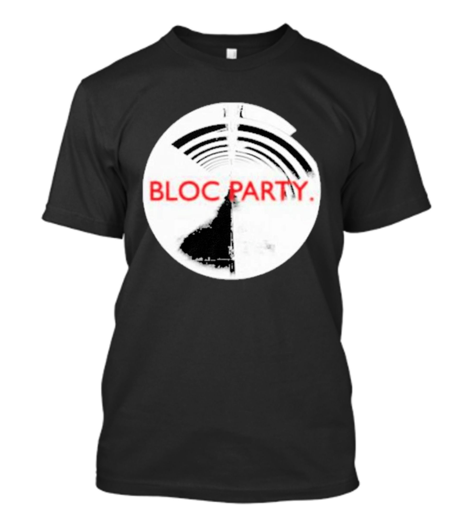 Bloc Party Anatomy Of A Brief Romance Black And White Circle T-Shirt