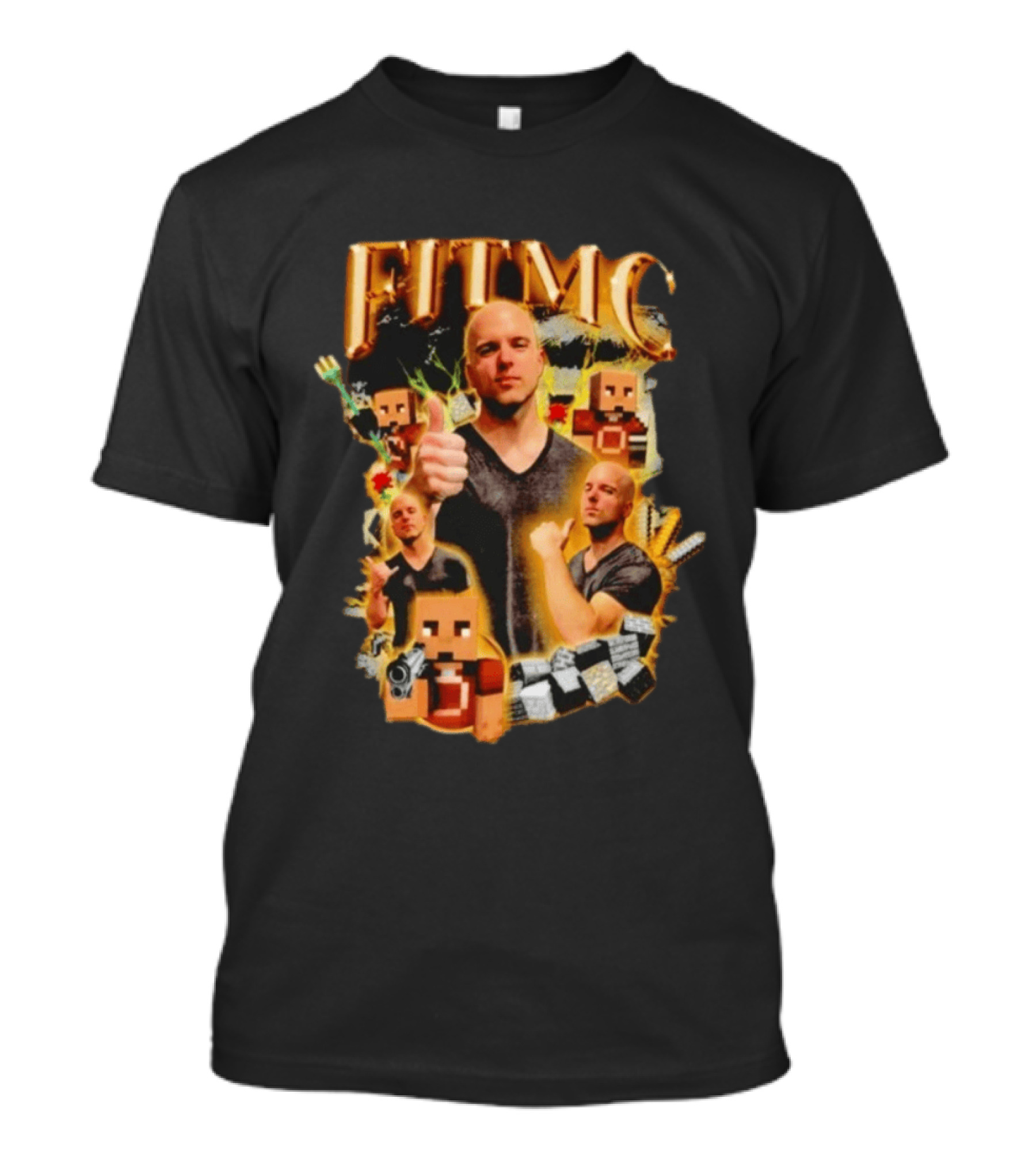 FITMC Minas Gerais Minecraft Pixel Art Gaming T-Shirt
