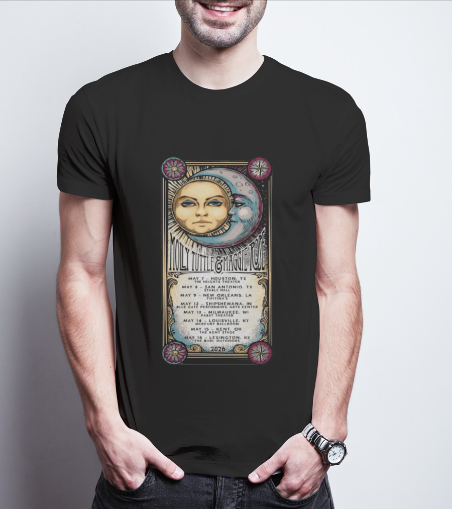 Molly Tuttle Maggie Rose Co Headline Tour 2026 Houston San Antonio New Orleans Shipshewana Milwaukee Louisville Kent Lexington T-Shirt