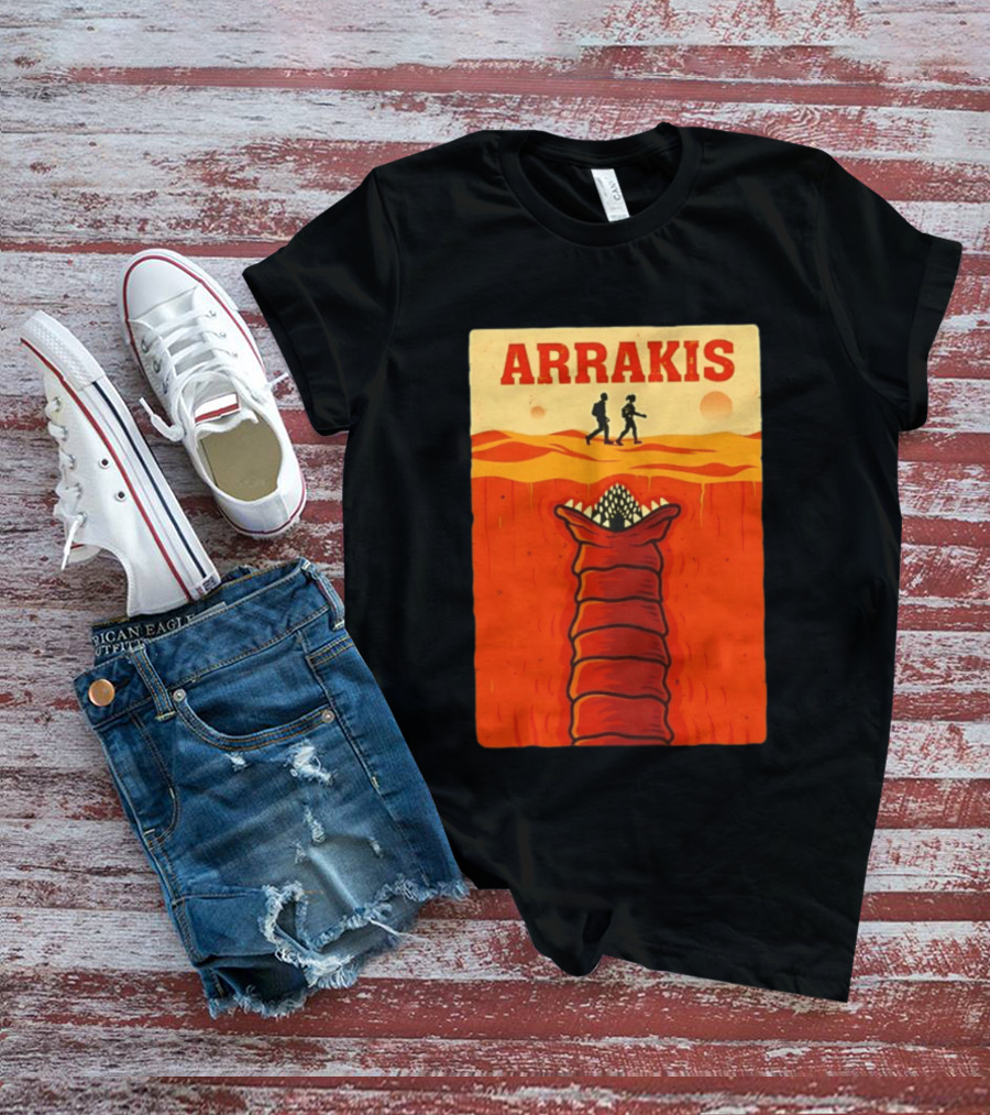 Arrakis Sandworm Apocalypse Movie Style Dune T-Shirt