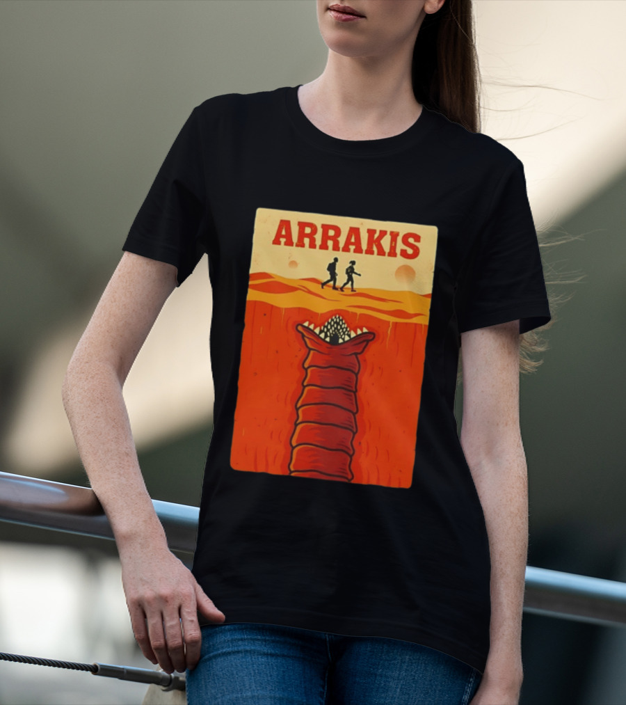 Arrakis Sandworm Apocalypse Movie Style Dune T-Shirt