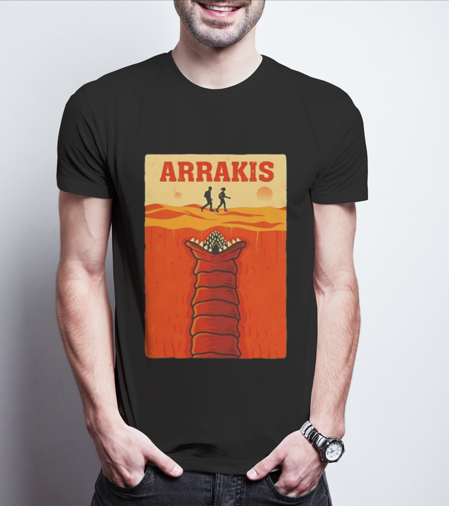 Arrakis Sandworm Apocalypse Movie Style Dune T-Shirt