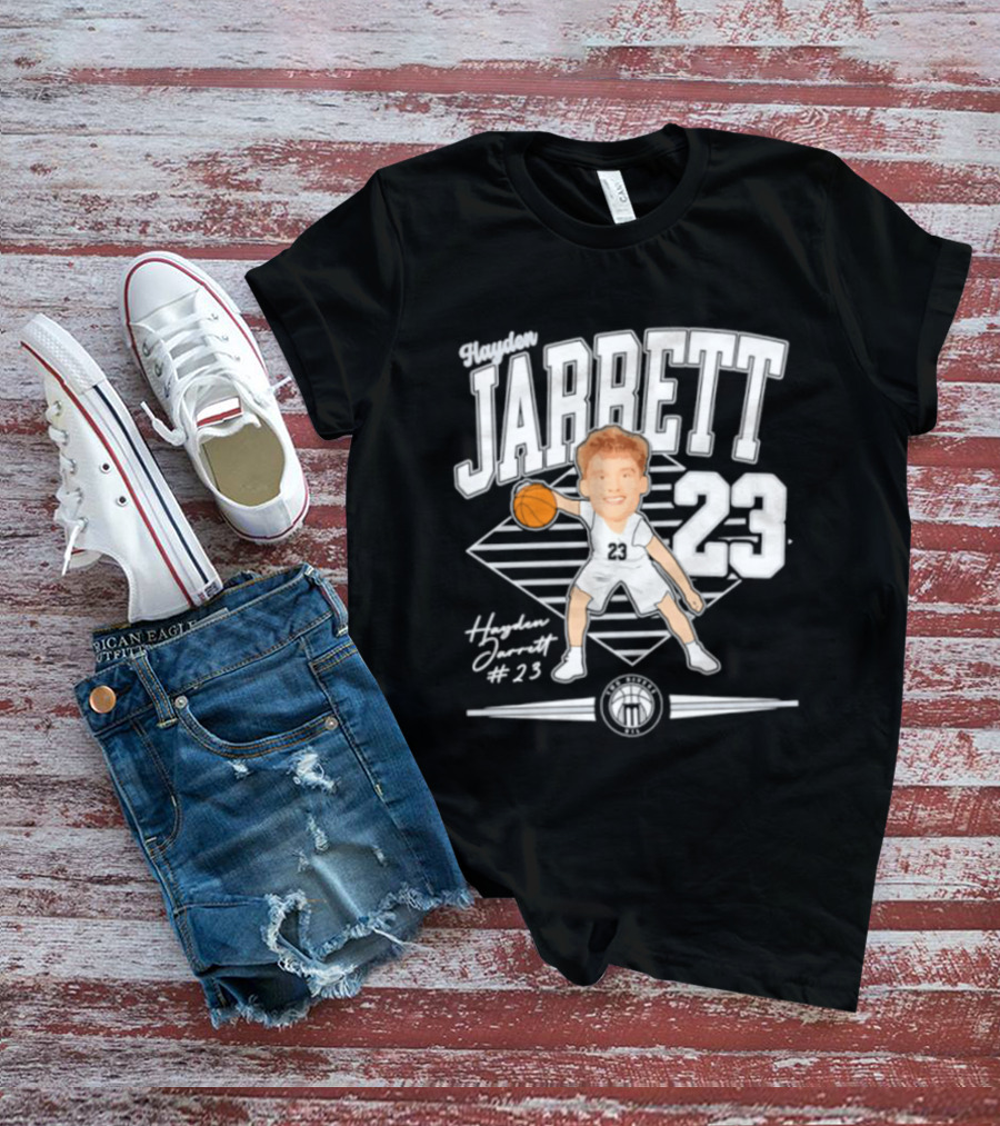 Hayden Jarrett 23 Marietta Basketball 2025 Signature T-Shirt