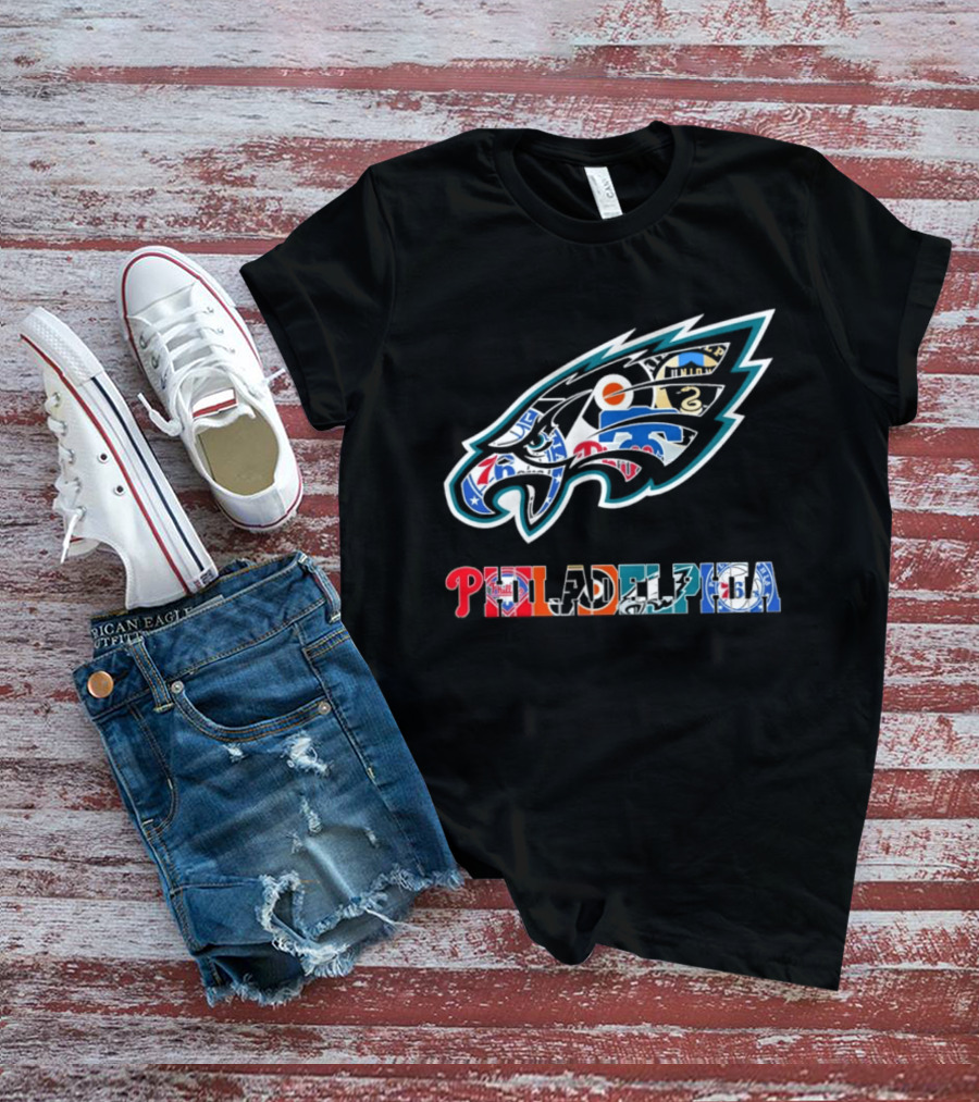 Philadelphia Eagles And Sports Teams Symbolic T-Shirt