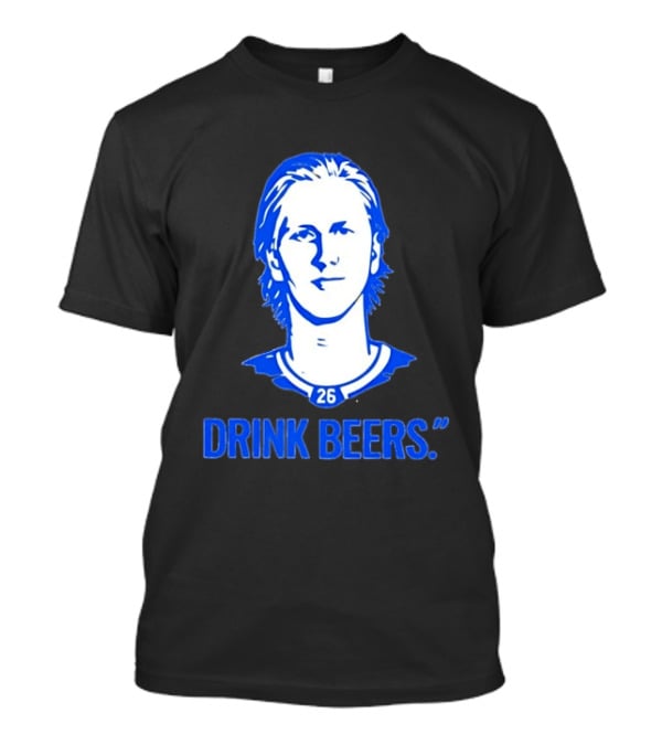 Sam Carrick Rasmus Dahlin Drink Beers Buffalo Sabres Hockey 26 T-Shirt