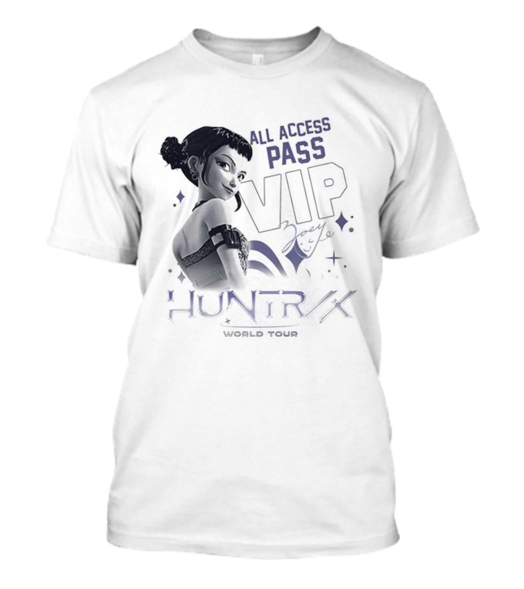 All Access Pass VIP KPop Demon Hunters Zoey T-Shirt