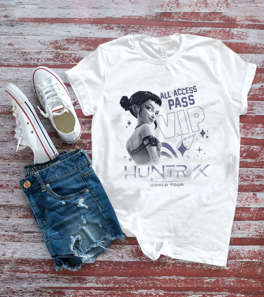 All Access Pass VIP KPop Demon Hunters Zoey T-Shirt