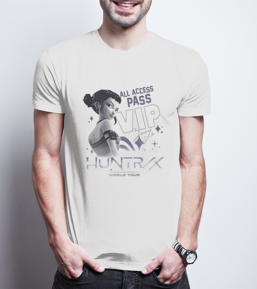 All Access Pass VIP KPop Demon Hunters Zoey T-Shirt