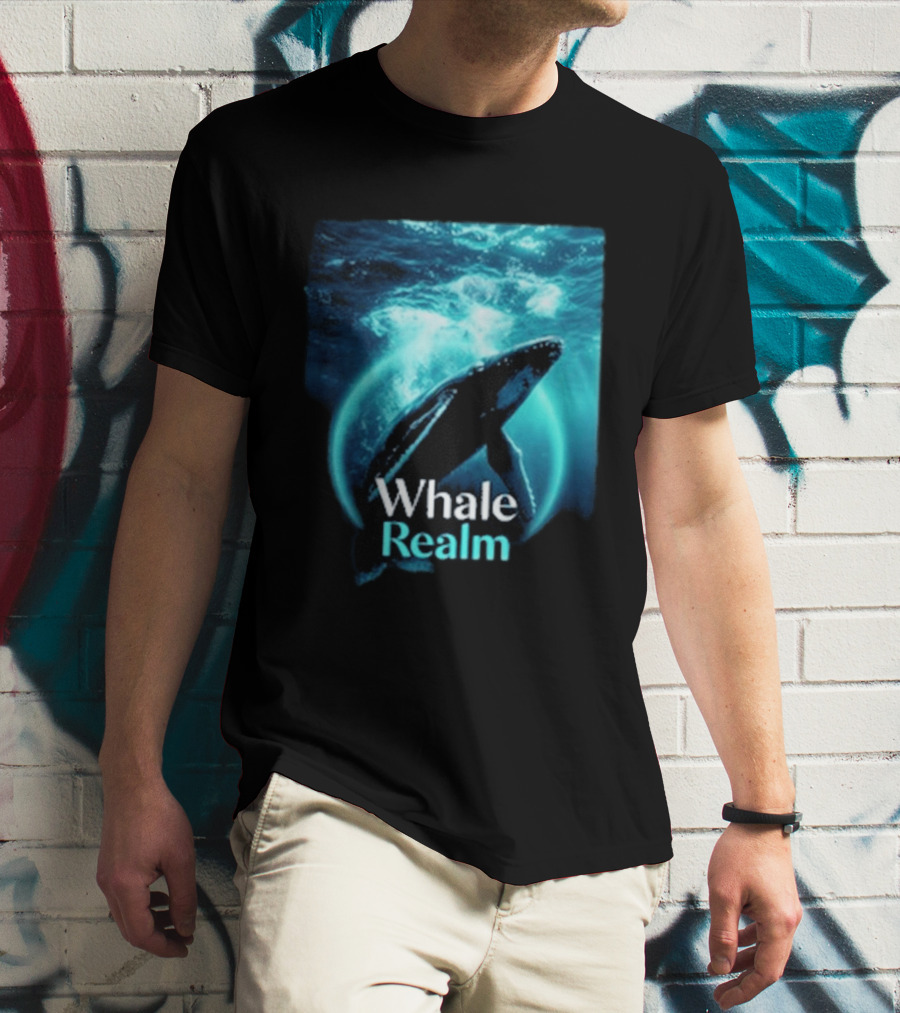 Whale Realm Cinematic Underwater Escape T-Shirt