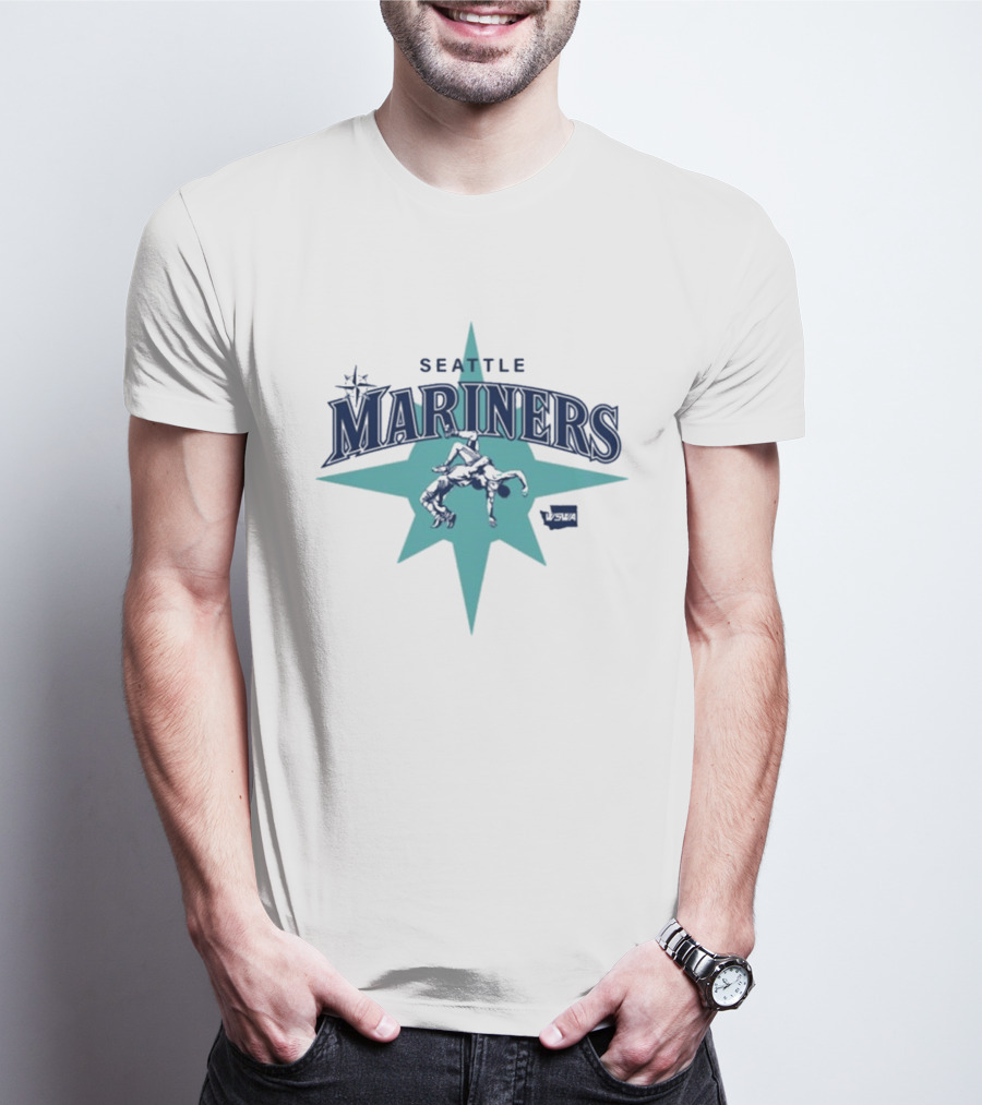 Seattle Mariners WA State Wrestling Association T-Shirt