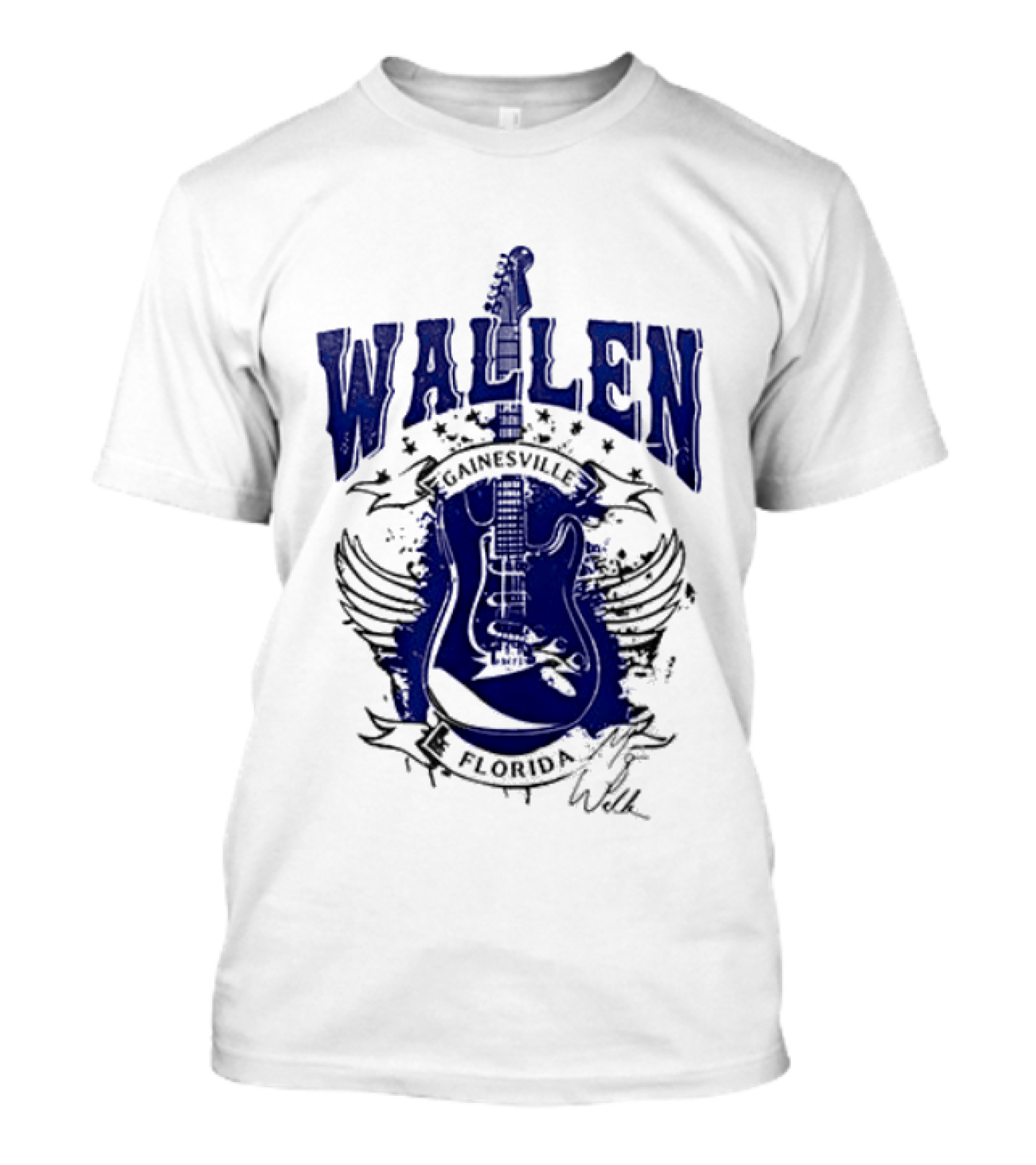 Morgan Wallen Gainesville Florida Guitar Wings T-Shirt