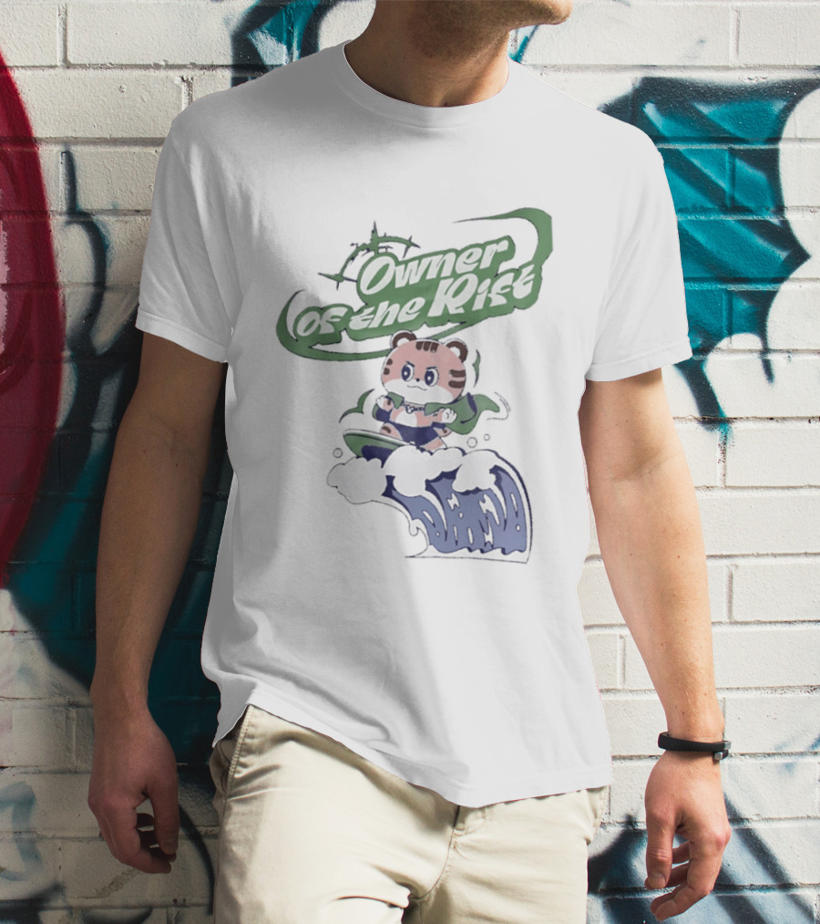 Owner Of The Waves Tiger Surfing Adventure T-Shirt