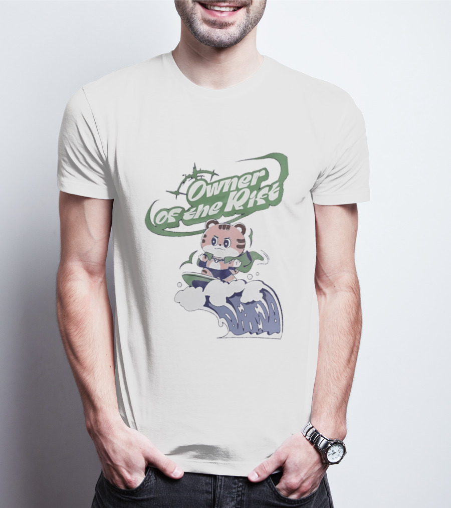 Owner Of The Waves Tiger Surfing Adventure T-Shirt