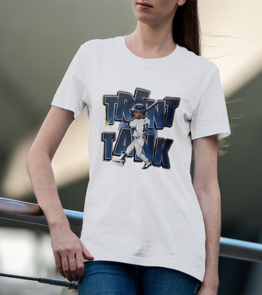 Trent Tank Baseball Homerun Player Number 12 T-Shirt