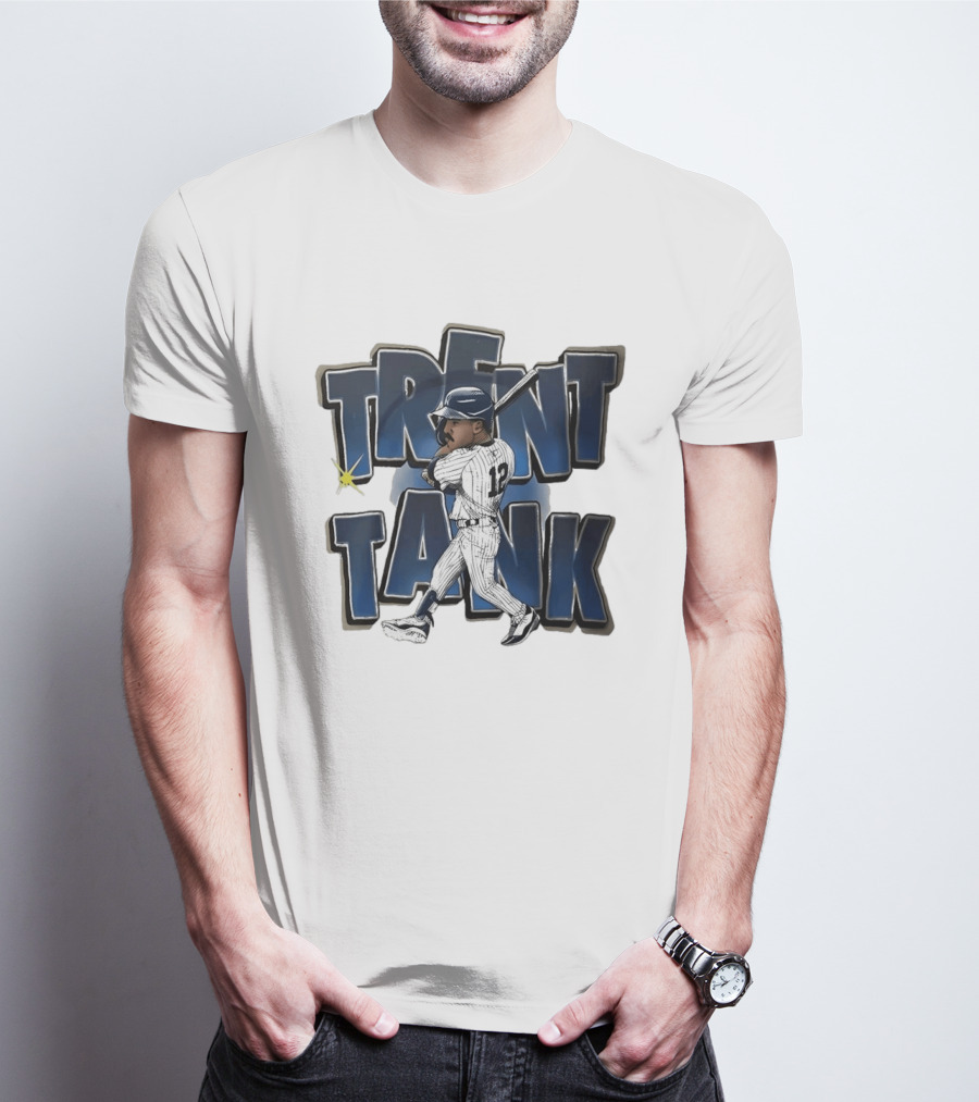 Trent Tank Baseball Homerun Player Number 12 T-Shirt