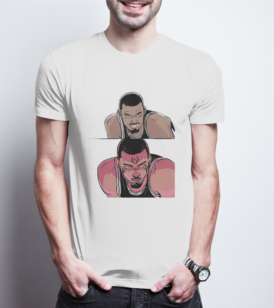 Victor Wembanyama Anime Style Transformation Wemby To Wemkuna T-Shirt