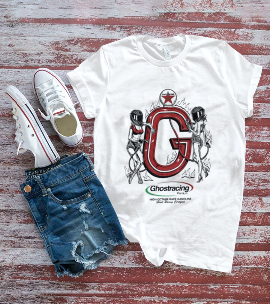Ghost Racing High Octane Race Gasoline Pump T-Shirt