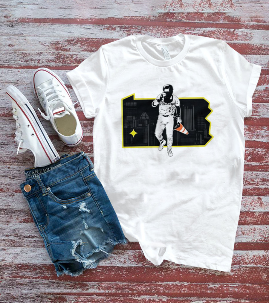 Pittsburgh Pirates Ryan O'Hearn Fear The Cone 29 City Skyline T-Shirt