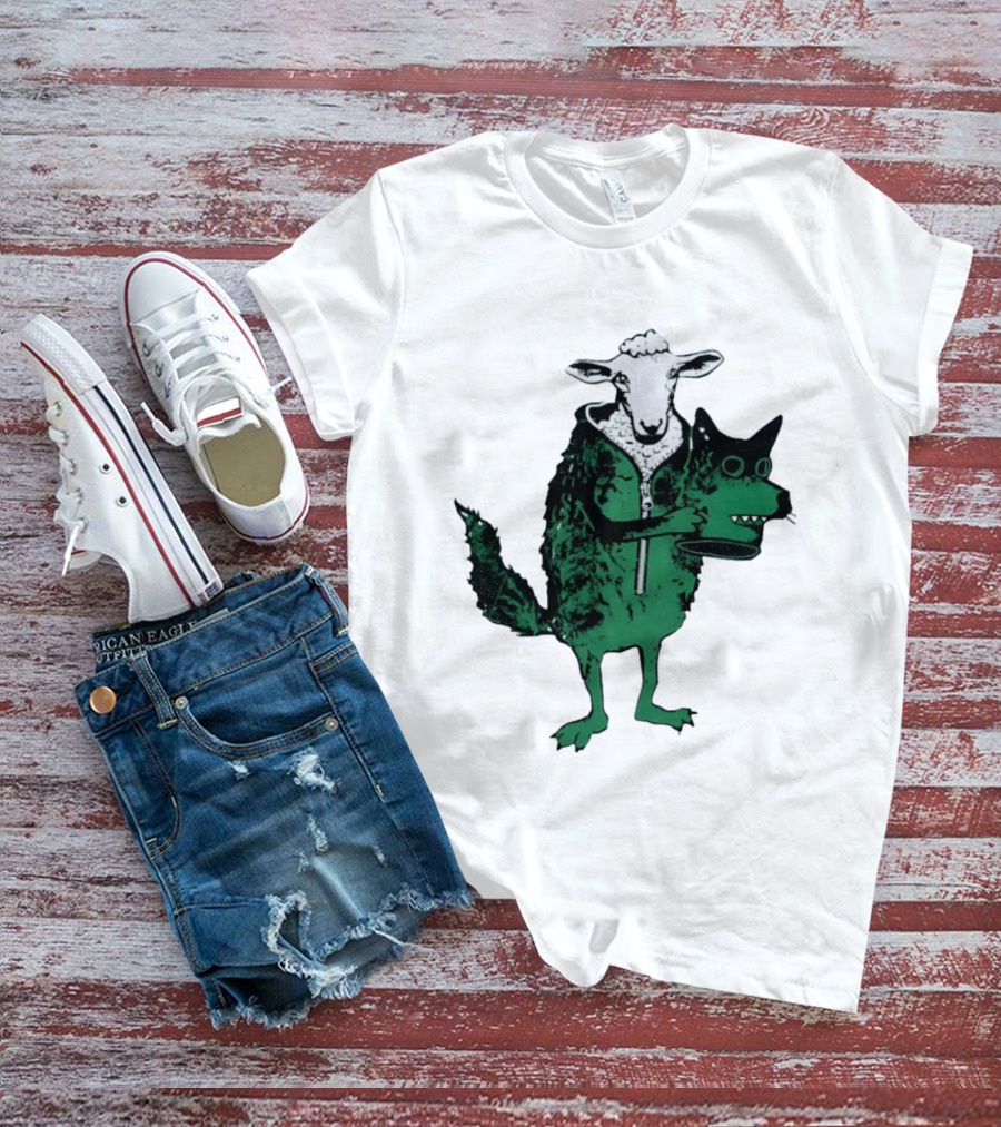 Sheep In Wolf's Clothing Humorous Animal Disguise Joke T-Shirt