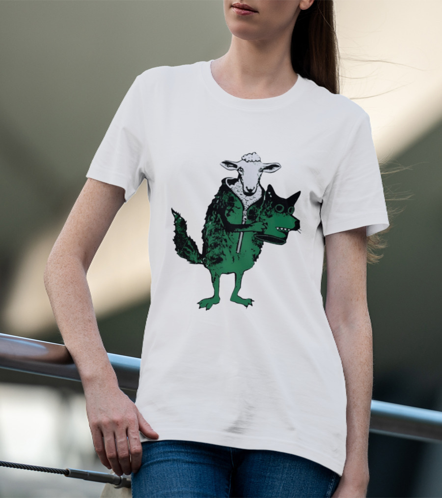 Sheep In Wolf's Clothing Humorous Animal Disguise Joke T-Shirt